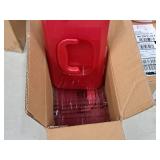 Lot of (2) Lock n Lock® Plastic Food Storage Bin with Lid, Handle and 3 Removable Food Separator Cups (in original packaging)