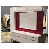 Display Cabinet | Rolling | Lighted | 2-Sided