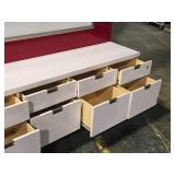 Display Cabinet | Rolling | Lighted | 2-Sided