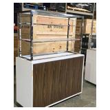 Display Case | Rolling 2-shelf