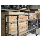 Display Case | Rolling 2-shelf