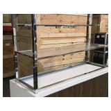 Display Case | Rolling 2-shelf