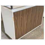 Display Case | Rolling 2-shelf