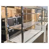 Display Case | Rolling 2-shelf