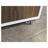 Display Case | Rolling 2-shelf