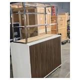 Display Case | Rolling 2-shelf