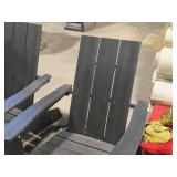 Lot of (2) Poly Adirondack Patio Chairs