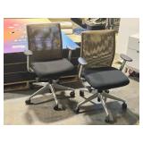 Lot of (2) Rolling Office Arm Chair