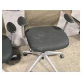 Lot of (2) Rolling Office Arm Chair