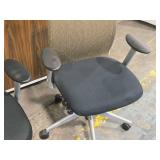 Lot of (2) Rolling Office Arm Chair