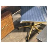 Wood Office Desk with Rolling Office Chair