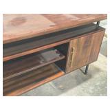 Wood Office Desk with Rolling Office Chair