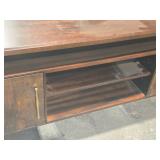 Wood Office Desk with Rolling Office Chair