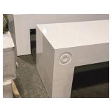 Wooden Display Table on rollers 8