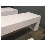 Wooden Display Table on rollers 8