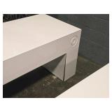 Wooden Display Table on rollers 8