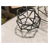 Lot of (3) Modern theme Metal Home Décor (assorted)