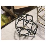 Lot of (3) Modern theme Metal Home Décor (assorted)