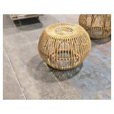 Lot of (4) Wicker Stools