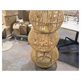 Lot of (4) Wicker Stools