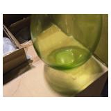 Lot of (4) Lagoon Vases / Display Décor 12" x 6" (Green)