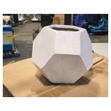 Lot of (5) Plaster Vase Décor / Centerpiece 9" x 12"