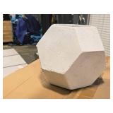 Lot of (5) Plaster Vase Décor / Centerpiece 9" x 12"