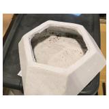 Lot of (7) Plaster Vase Décor / Centerpiece 4" x 11"