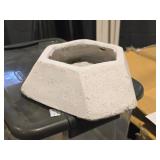 Lot of (7) Plaster Vase Décor / Centerpiece 4" x 11"