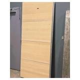Wood Panel Sliding French Door 7-1/2