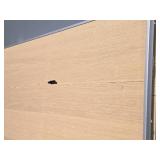 Wood Panel Sliding French Door 7-1/2