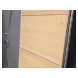 Wood Panel Sliding French Door 7-1/2