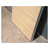 Wood Panel Sliding French Door 7-1/2