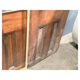 Lot of (2) Doors with Glass Inset 25-1/4" x 74-1/2"