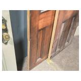 Lot of (2) Doors with Glass Inset 25-1/4" x 74-1/2"