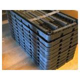 Lot of (2) Plastic Shelving Unit 5-shelf 3