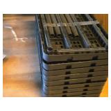 Lot of (2) Plastic Shelving Unit 5-shelf 3