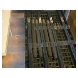 Lot of (2) Plastic Shelving Unit 5-shelf 3