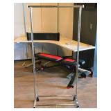 65" Rolling Clothes Display Rack