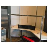 65" Rolling Clothes Display Rack