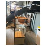 73-1/4" Rolling Display Case with Drawer