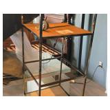 73-1/4" Rolling Display Case with Drawer