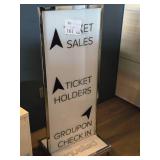 53" Rolling Display Sign