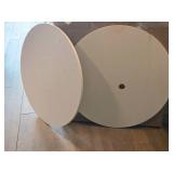 Lot of (3) 35 1/2" Laminate Table Tops (Round)
