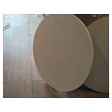 Lot of (3) 35 1/2" Laminate Table Tops (Round)
