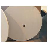 Lot of (3) 35 1/2" Laminate Table Tops (Round)