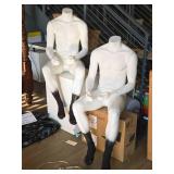 Lot of (2) Male Mannequins
