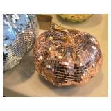 Lot of (1 Box) Halloween Décor - Pumpkins, Candlstick, Wrench, Knive Sheath