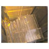 Lot of (8) Acrylic Display Stands