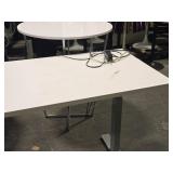 Computer Riser Desk with Power Cord